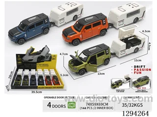 1:36 pull back alloy car 3 colors 6PCS