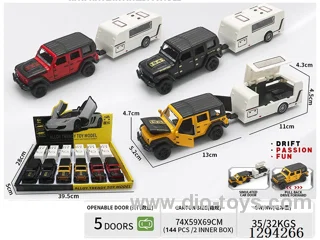 1:36 pull back alloy car 3 colors 6PCS