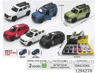 1:36 pull back alloy car 2 styles 12PCS