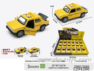1:36 pull back alloy car 12PCS