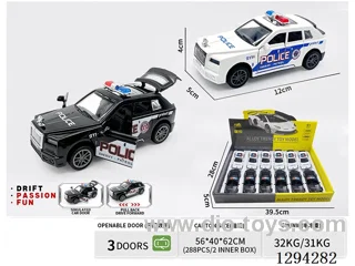1:36 pull back alloy car 2 colors 12PCS