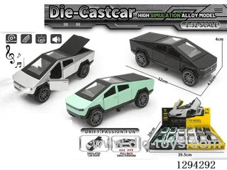 1:36 pull back alloy car 3 colors 12PCS W L/M