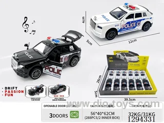 1:36 pull back alloy car 2 colors 12PCS W L/M