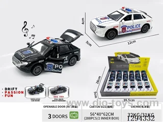 1:36 pull back alloy car 2 colors 12PCS W L/M
