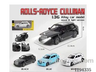 1:36 pull back alloy car 3 colors W L/M