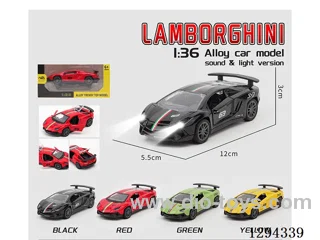 1:36 pull back alloy car 4 colors W L/M