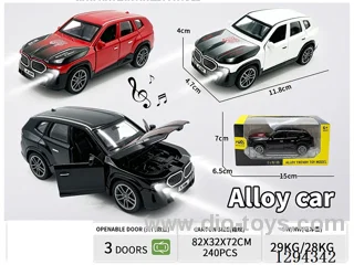 1:36 pull back alloy car 3 colors W L/M