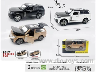 1:36 pull back alloy car 3 colors W L/M