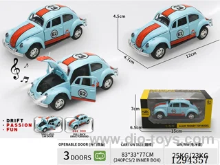1:36 pull back alloy car W L/M