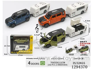 1:36 pull back alloy car 3 colors W L/M