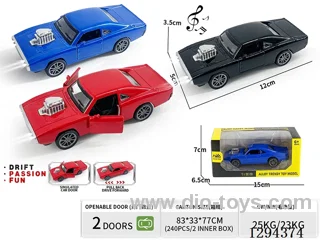 1:36 pull back alloy car 3 colors W L/M