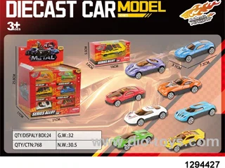 24pcs metal car in display box