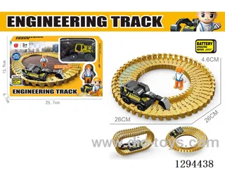 Electric Construction Track Toy in window box