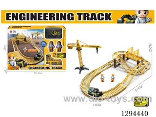 Electric Construction Track Toy in window box