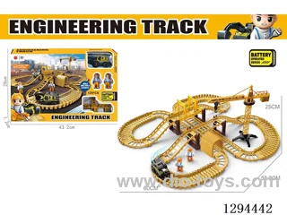 Electric Construction Track Toy in window box