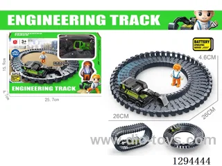 Electric Construction Track Toy in window box