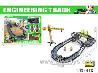 Electric Construction Track Toy in window box