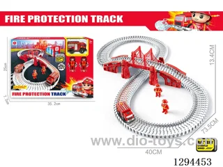 Electric Fire?fighting Track Toy in window box