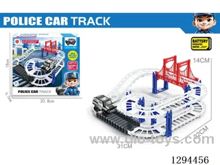 police electric Fire?fighting Track Toy in color box