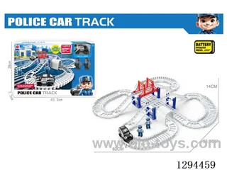 police electric Fire?fighting Track Toy in window box