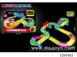 Electric Glow?in?the?Dark Track Toy in window box