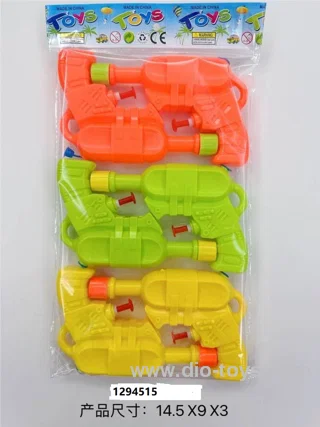 Solid color water gun in oppbag(6pcs)