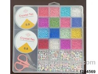 style: 2 large 26-compartment fine bead box + regular bead stringing box