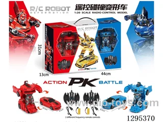 RC Crash-and-Transform Cars (2PCS)included battery