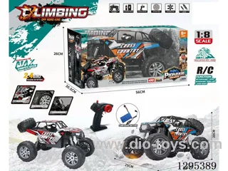 (Included Battery) 4WD RC Car (with Music) Blue/Red (Assorted)