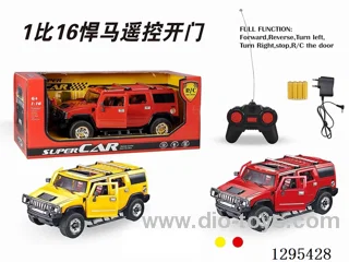 1:16 Hummer 5ch Automatic Door-Opening RC Car, with charger and batteries 2 colors