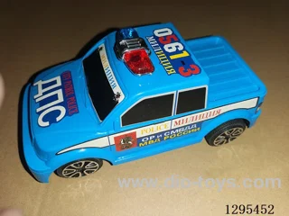 Russian-Language Police Pickup Pull-string Truck 3 colors