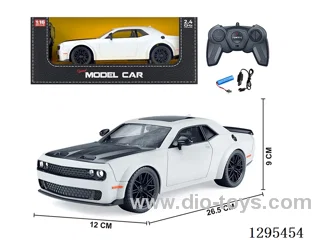 1:16 4ch 2.4G Dodge Hellcat RC Car with Lights (Included Battery)