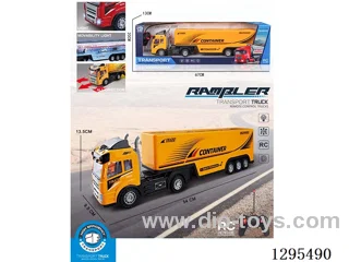 4ch Container Truck (with Lights), included battery