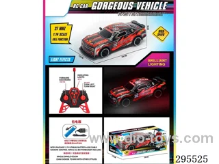 1:14 4ch RC Car with Lights (27 MHz, included battery)