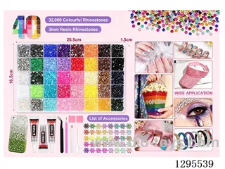 40-Compartment DIY Colored Rhinestones