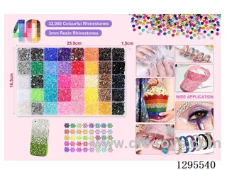 40-Compartment DIY Colored Rhinestones