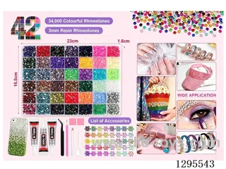 42-Compartment DIY Colored Diamonds