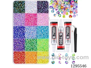 15-Compartment DIY Colored Diamonds
