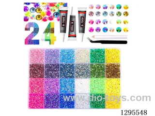 24-Compartment DIY Colored Diamonds