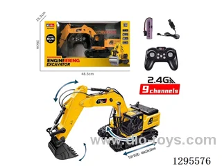 9ch RC Excavator included battery