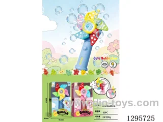 Spinning Pinwheel Bubble Wand