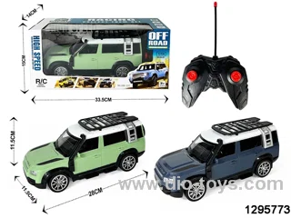 4ch Land Rover Defender RC car with light 2 colors