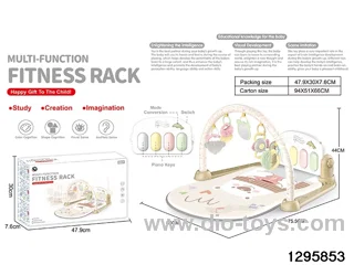 Baby piano gym play mat in color box