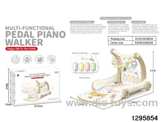 2 in 1 baby walker toy in color box
