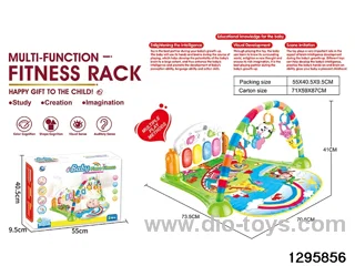 Baby piano gym play mat in color box