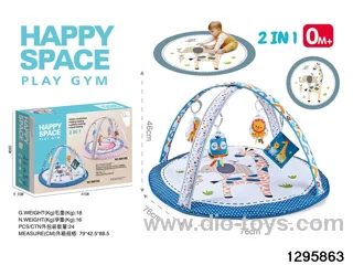 2-in-1 Baby Gym Mat in color box