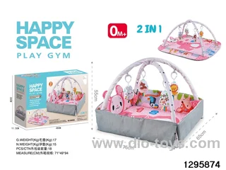 2-in-1 Baby Gym Mat in color box
