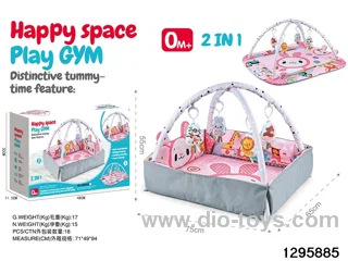 2-in-1 Baby Gym Mat in color box