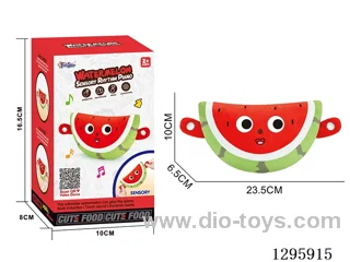 Touch-Sensitive Rhythm Piano - Watermelon (No Included Batteries)