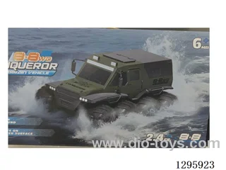 RC Amphibious 8-Wheel Vehicle included battery 2 colors